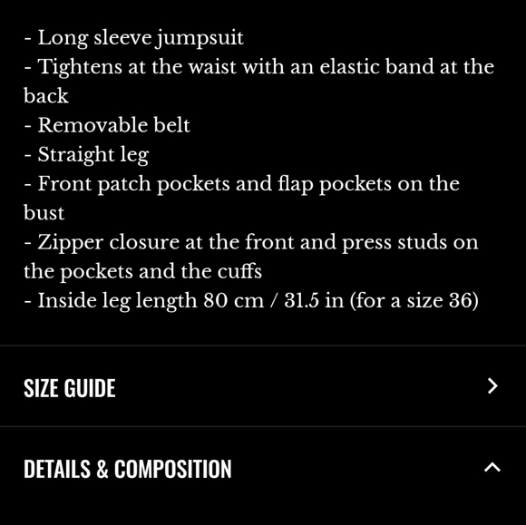 Sezane Bob 100% cotton Denim Jumpsuit - Picture 10 of 10